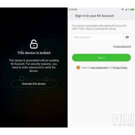 odblokování Xiaomi Mi účtu